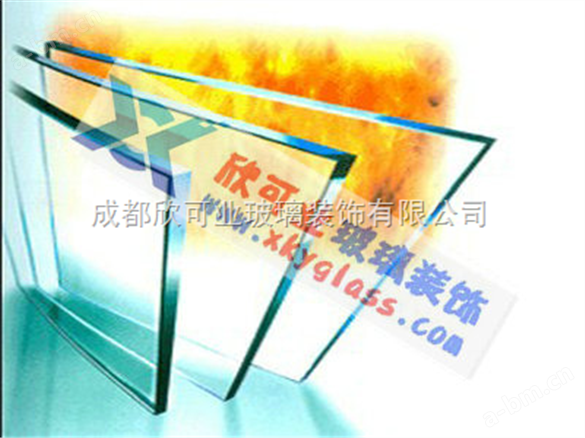 供应欣可业玻璃5-19mm防火玻璃,四川成都钢化防火玻璃厂