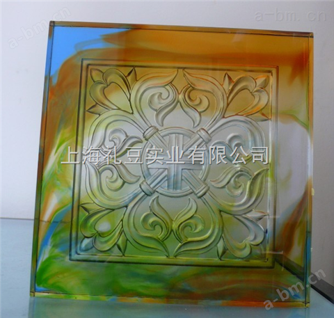 琉璃砖彩色玻璃系列中的艺术玻璃